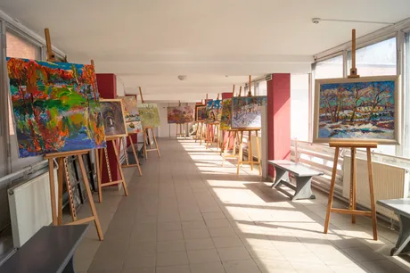 Ancient Pathways paintings exhibition