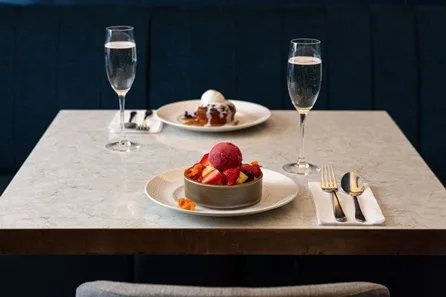 Two Course Pre-Theatre Dining with Fizz for Two at The Strand Palace Hotel