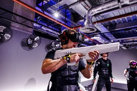 Private Room Full Body VR Experience with Robot Bartender Cocktail for Two at Sandbox VR, Covent Garden