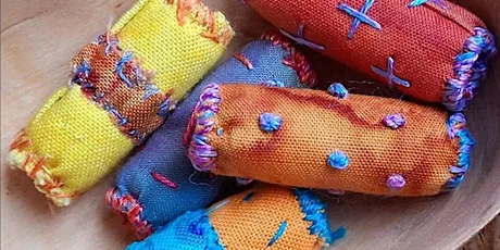 Quilted Textile Beads