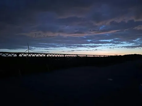 Winter Solstice at Bennerley Viaduct