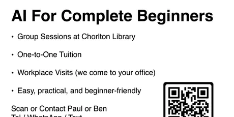 AI FOR COMPLETE BEGINNERS GROUP SESSION