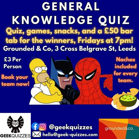 Friday Night General Knowledge Quiz