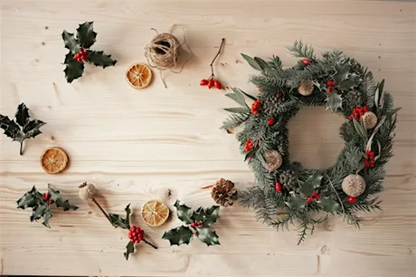 Christmas Luxury Wreath Workshop- Hemsley Arts Centre