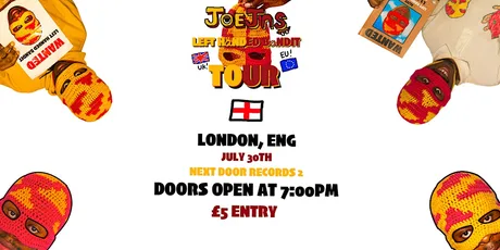JOEJAS LEFT HANDED BANDIT TOUR: LONDON
