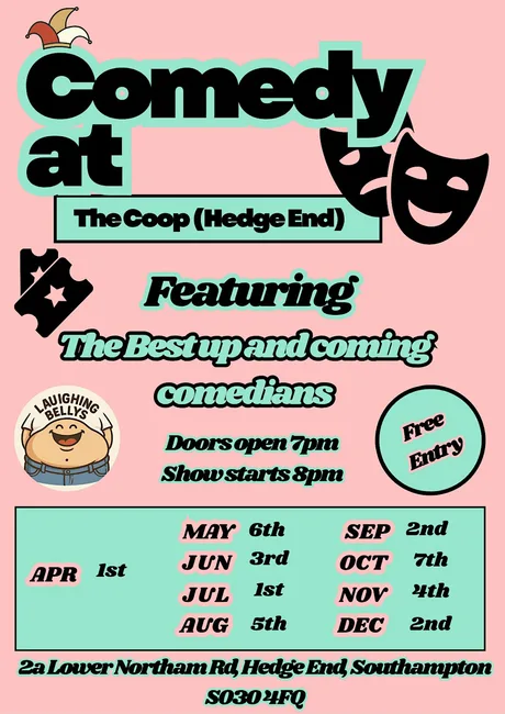 Laughing Bellys Comedy At The Coop (Hedge End)