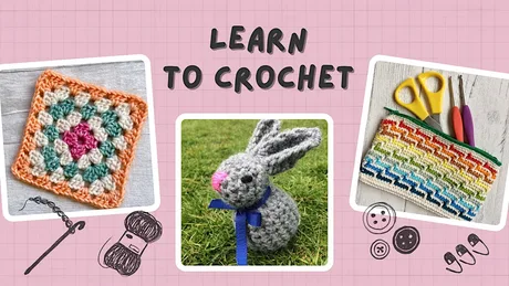 Learn to Crochet: 2 session Monday evening class (Aberdeen)