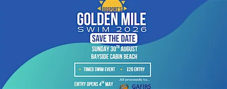 Golden Mile Swim 2026 in aid of GAFIRS