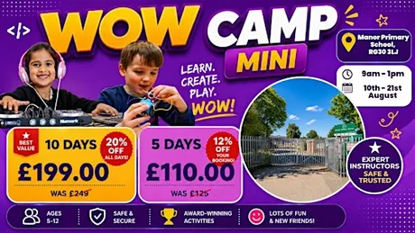 Manor Primary School Summer WOW Camp (17th - 21st August)