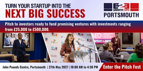 Portsmouth B2B Growth Expo 2027 | Join Us As Investment Pitch Fest