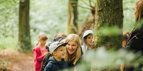 Langdon family forest fun