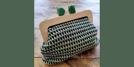 Crochet Clutch with Wooden Clasp Workshop- 2 week