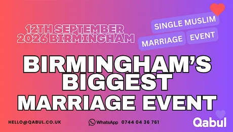 Birmingham - MUSLIM MARRIAGE EVENT | 1-to-1 Single Muslim Meetup | 12-Sept