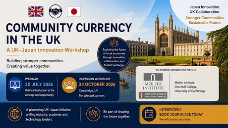 Community Currency (UK) Partnership Opportunity with Japanese Companies