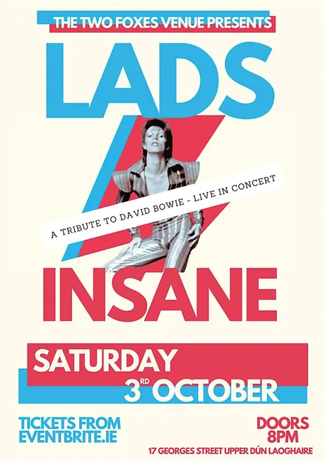 Lads Insane - A Tribute to David Bowie (Live)