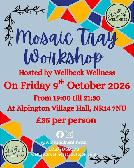 Mosaic Tray Workshop