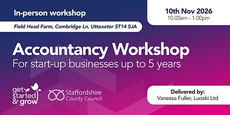 November Accountancy Workshop (Get Started & Grow)
