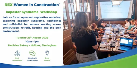 REX Women in Construction | Impostor Syndrome Workshop | Birmingham
