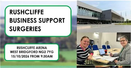 Free Business Support Surgery - West Bridgford, Rushcliffe
