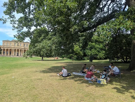 Drawing in Pittville Park