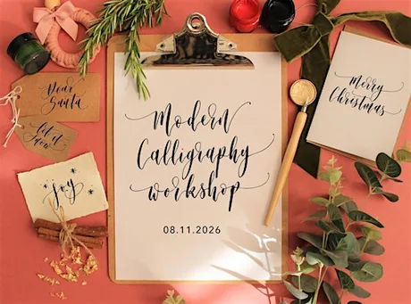 Christmas Cards - Beginners Dip Pen Calligraphy Workshop