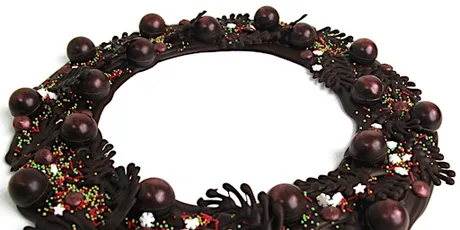 Chocolate Wreath Making workshop - a Christmas wreath with a difference