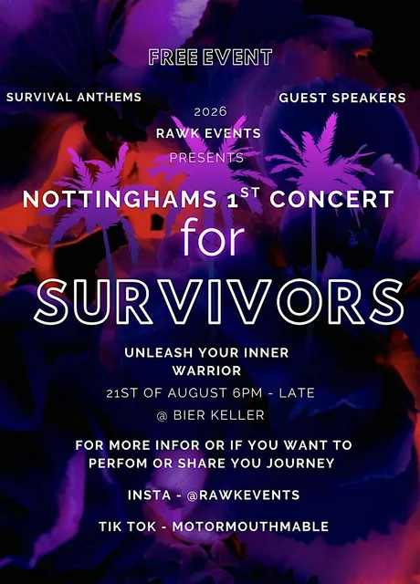 Concert for survivors of trauma