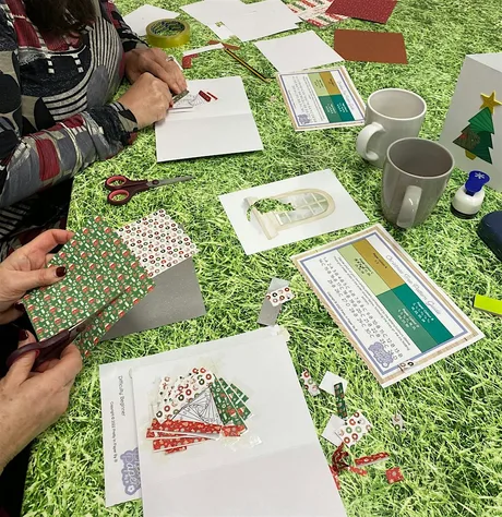 Iris paper folding - Christmas cards