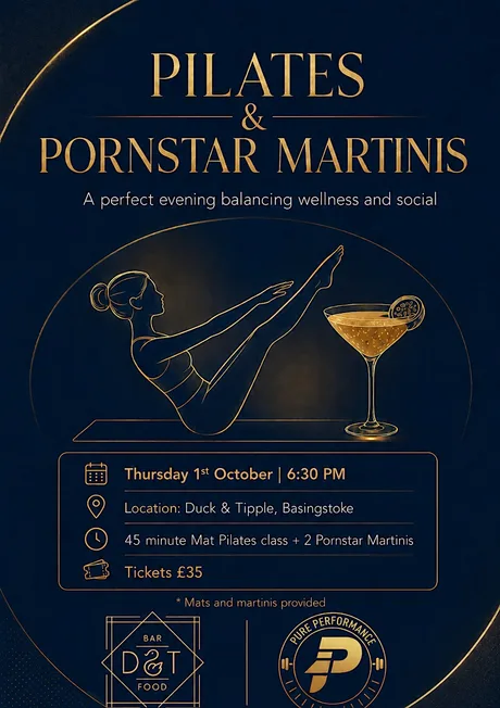 Pilates & Pornstar Martinis