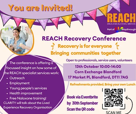 REACH conference - Bringing communities together - Recovery for everyone