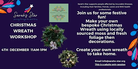 Christmas Wreath Workshop - Sarah's Star Charity
