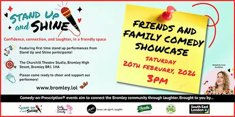 Stand Up and Shine – Friends & Family Comedy Showcase