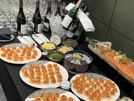 Champagne and Canapés