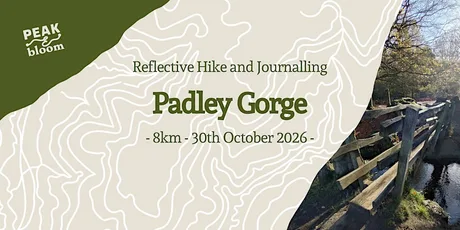 Padley Gorge | Peak District | Reflective Hike and Guided Journaling