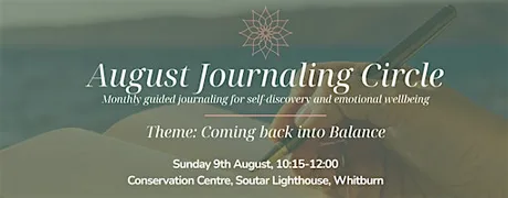 August Journal Circle: Monthly Guided Journaling for Emotional Wellbeing