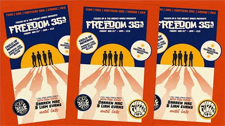 Fuzzed Up & The Racket Space present Freedom 35's