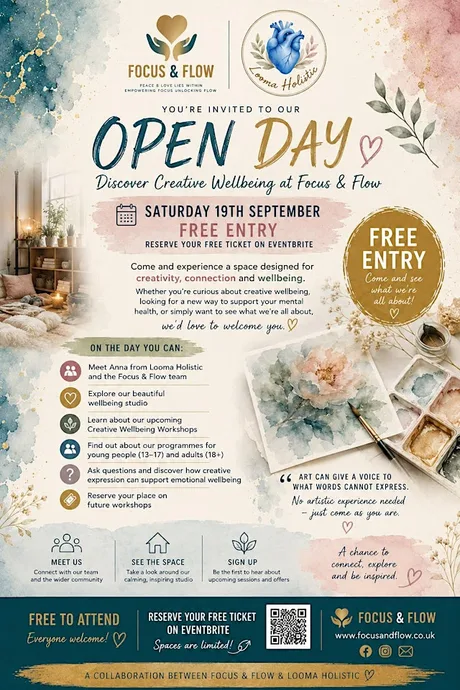 Open Day - Discover creative wellbeing