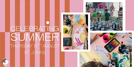Celebrating Summer - Paper Fan Painting