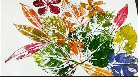 Leaf Impression Art
