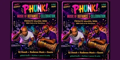 PHUNK! Music of Defiance & Celebration with DJ Deesh + Kadence Music