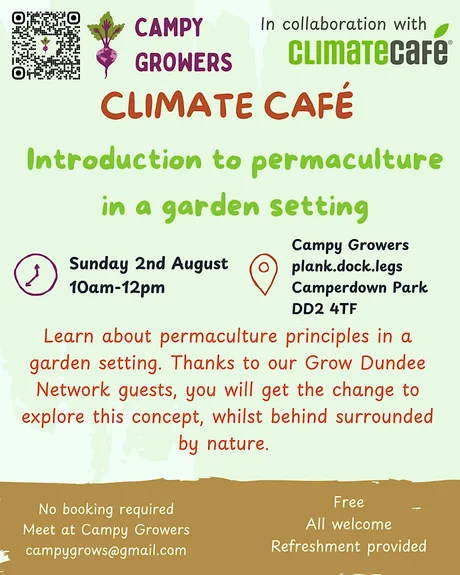 Climate Café - Introduction to Permaculture in a garden setting