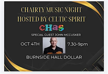 TRADITIONAL MUSIC EVENING FUNDRAISING FOR CHAS!