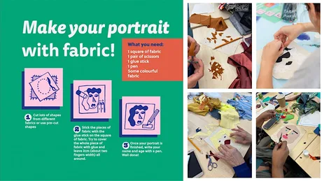 Portrait Making with Fabric – Portrait(s) of Camden