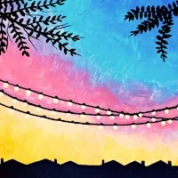 Sip & Paint at Porto Lounge Fishponds, Bristol - "Bristol Lights"
