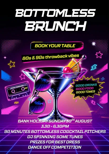 80's 90's Bottomess Brunch
