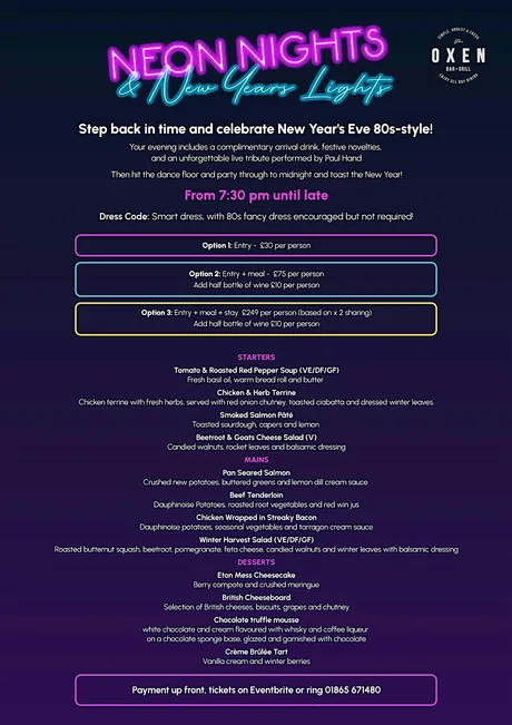 Neon Nights and New Year Lights