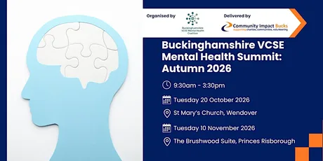 Buckinghamshire VCSE Mental Health Summit Autumn 2026: Day 2