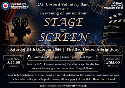 'Music from Stage & Screen' with RAF Cosford Voluntary Band