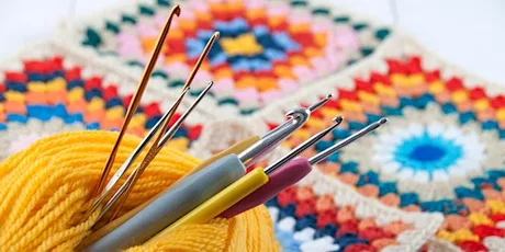 Crochet Club at Abakhan at Mostyn