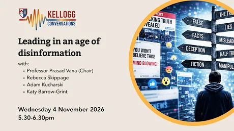 Leading in an age of disinformation